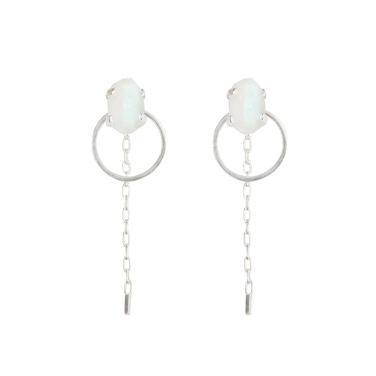 Pendientes Halley con blue moonstones de Edein Jewels