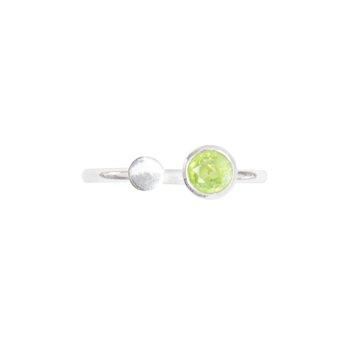 Anillo Estella con peridoto de plata 925